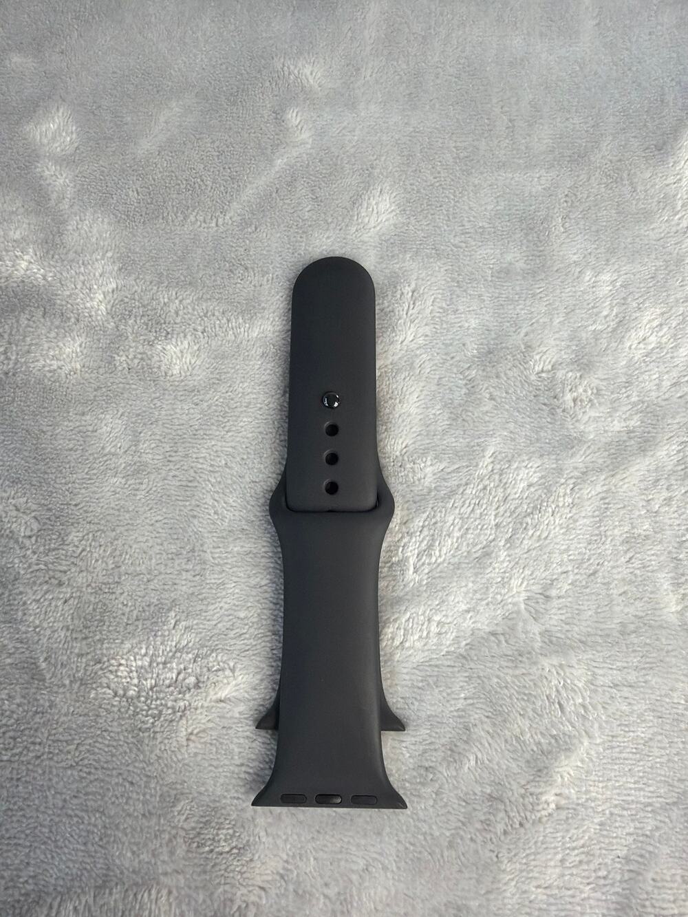 Authentic Apple Watch Sport Band Midnight Black 40mm S/M Pin Tuck Strap